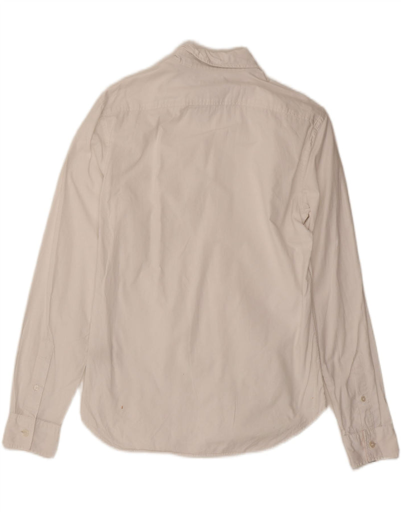 BURBERRY Mens Shirt Small White Cotton Vintage Burberry and Second-Hand Burberry from Messina Hembry 