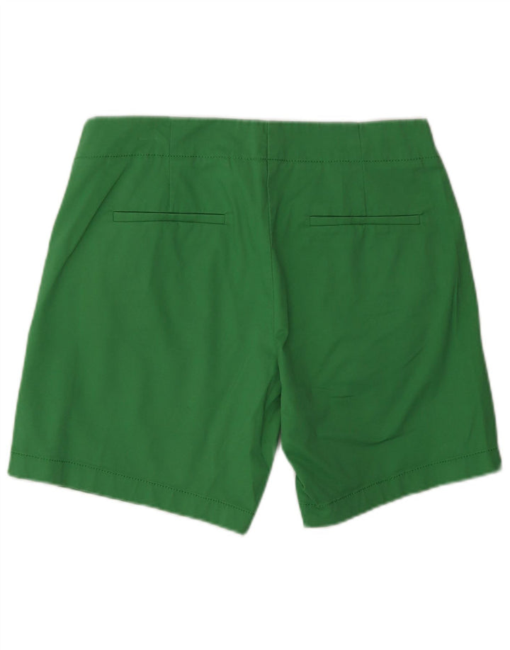 J. Crew Damen Chinoshorts US 6 Medium W30 Grüne Baumwolle