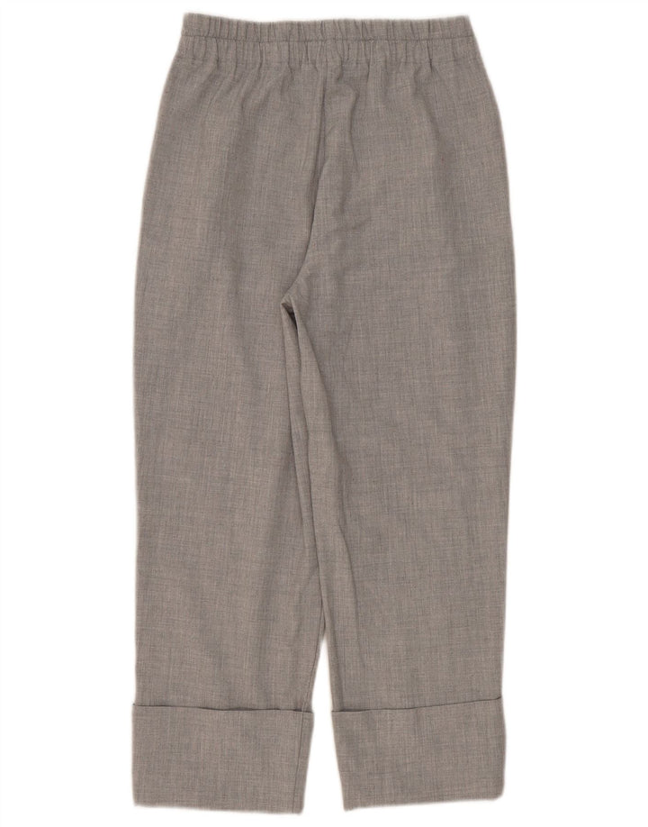 Gerade geschnittene Damenhose von Zara, Größe S, W26, L24, Grau