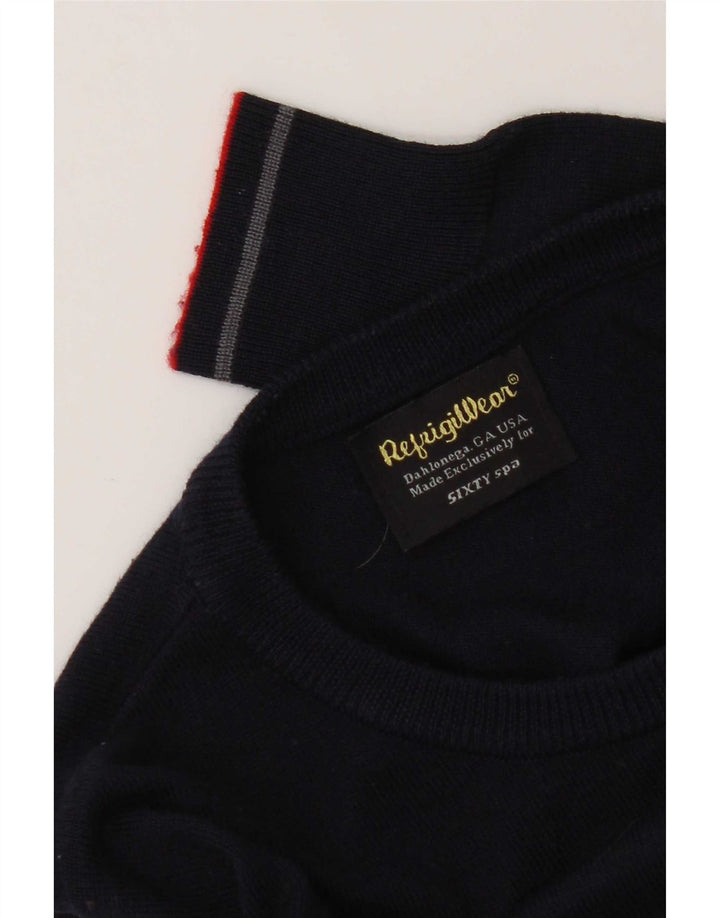 Refrigiwear Herren-Pullover mit Rundhalsausschnitt, reguläre Passform, Größe S, Marineblau