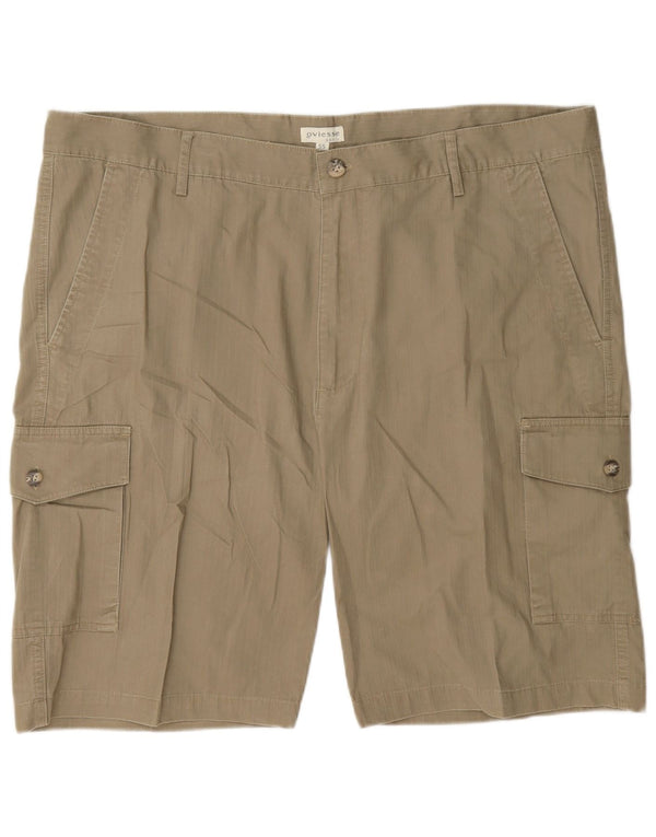 Oviesse Herren Cargoshorts IT 55 2XL W42 Beige Baumwolle