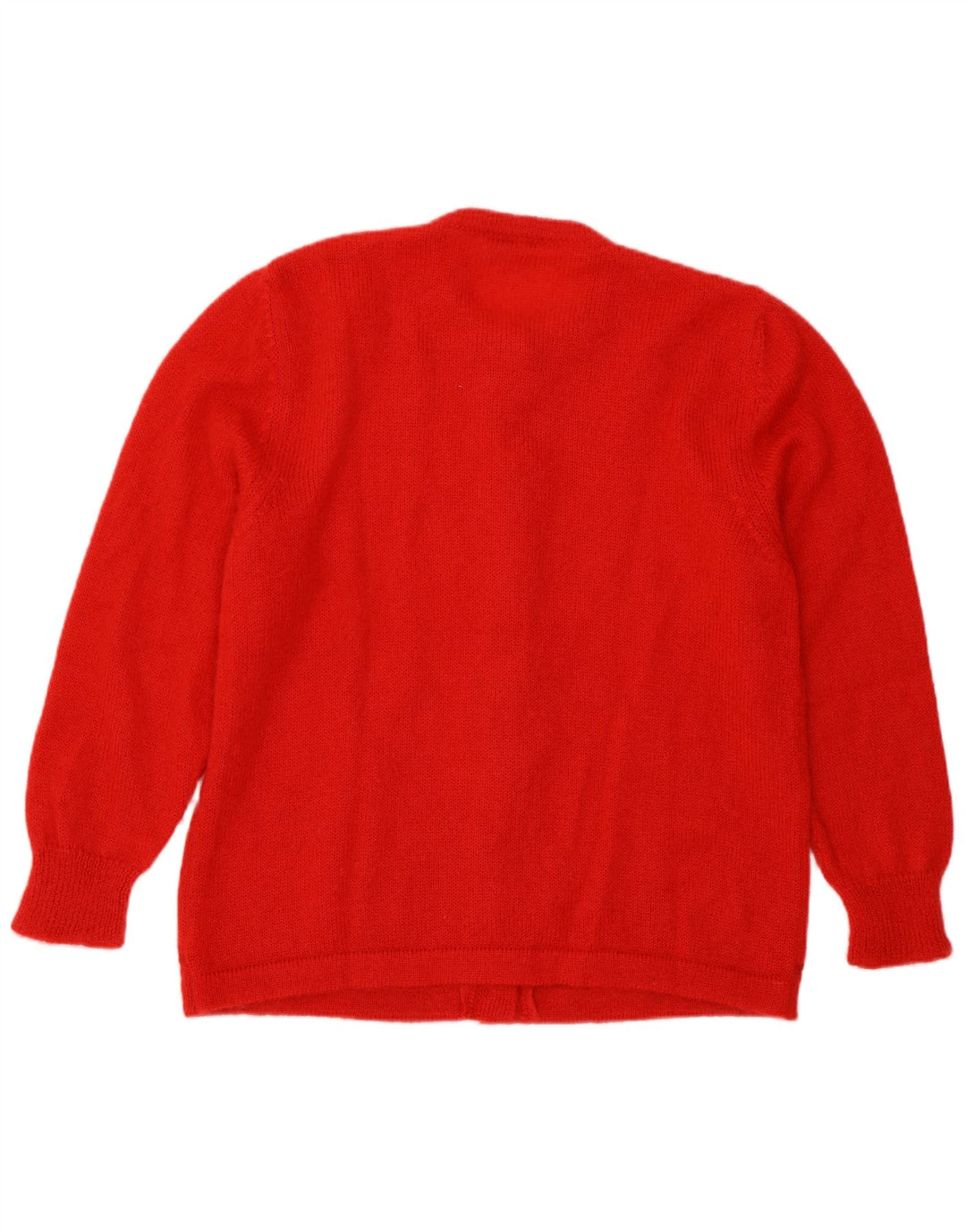 Colombo Damen Strickjacke IT 44 Mittelrotes Mohair