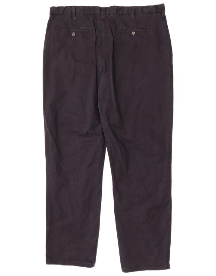 Marks & Spencer Herren-Chinohose, normal, W40, L33, Marineblau, Baumwolle