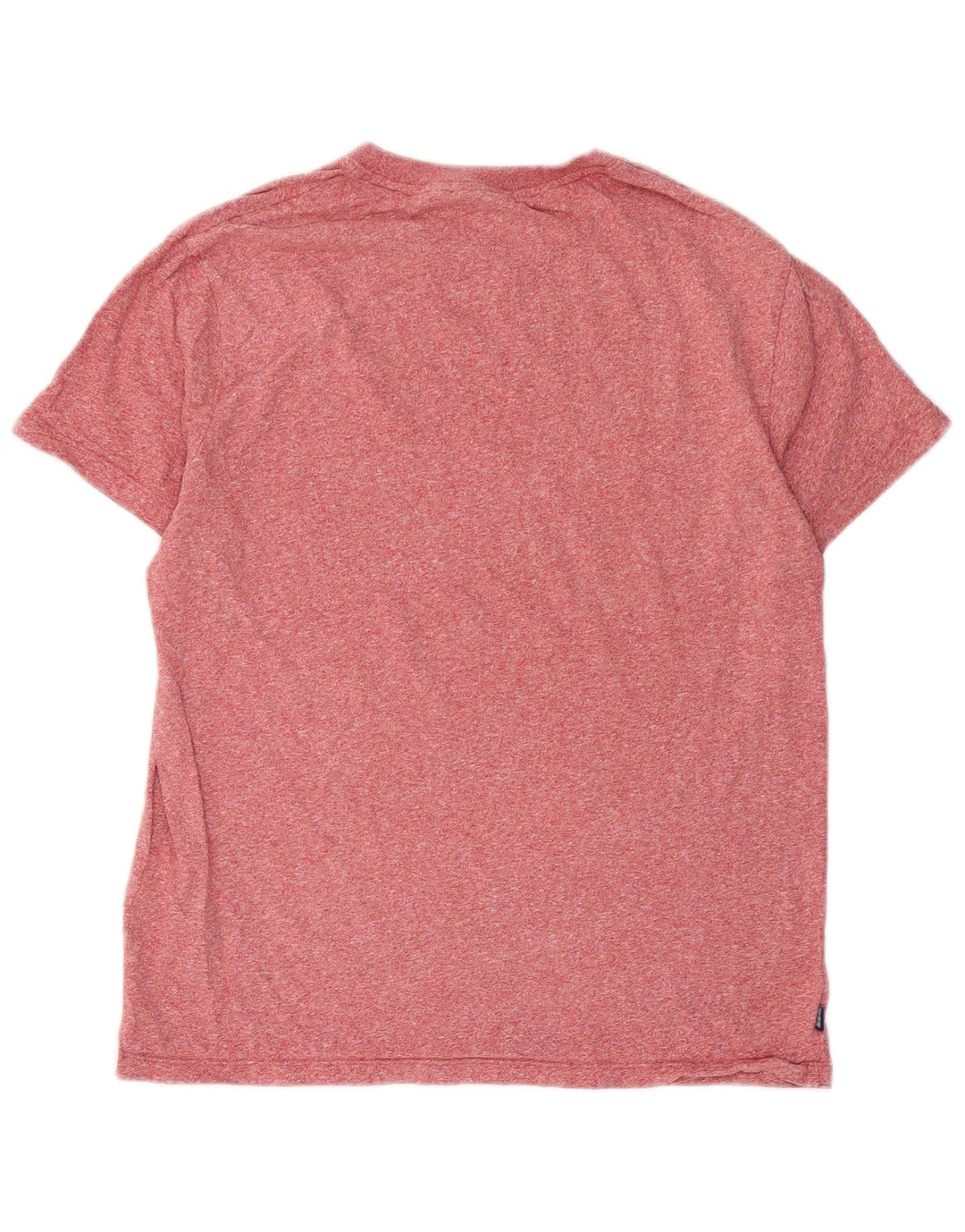 Superdry Herren-T-Shirt-Oberteil XL aus rot gefleckter Baumwolle