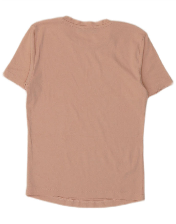 Zara Damen T-Shirt Top UK 14 Large Pink