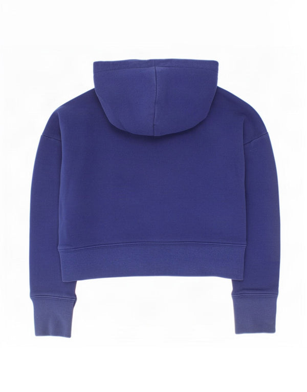 Nike Graphic Hoodie-Pullover für Mädchen, 8–9 Jahre, Größe S, Marineblau, Baumwolle