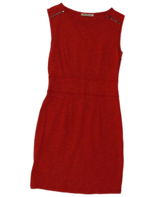 Penny Black Womens Sleeveless Sheath Dress UK 12 Medium Red Flecked
