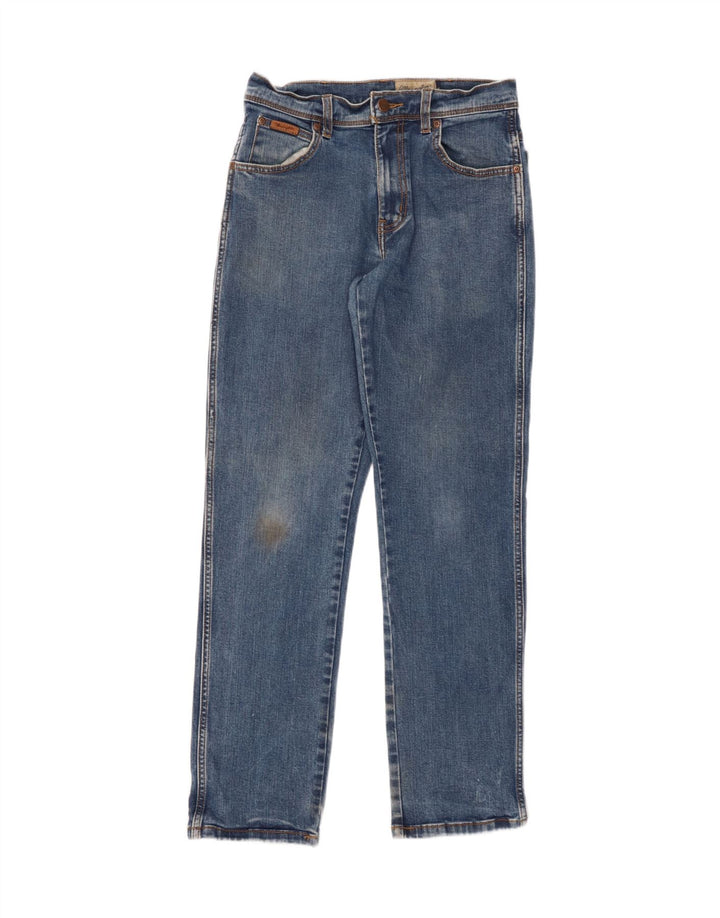 WRANGLER Herren Texas Straight Jeans W28 L30 Blau