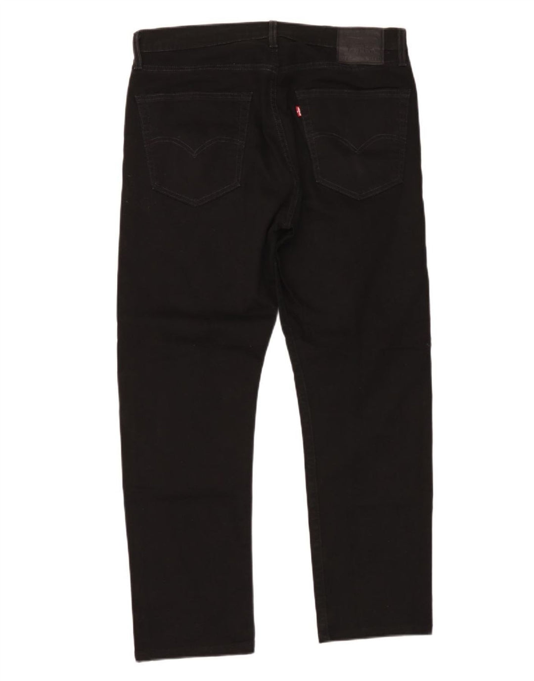 Levi's Herren 502 Tapered Jeans W36 L29 schwarze Baumwolle