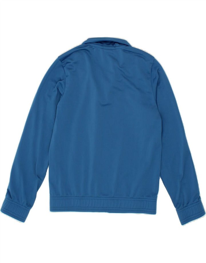 PUMA Boys Graphic Tracksuit Top Jacket 9-10 Years Blue Colourblock Vintage Puma and Second-Hand Puma from Messina Hembry 
