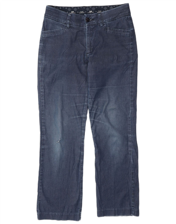 LEE Damen Platinum Label Straight Jeans US 6 Medium W30 L30 Blaue Baumwolle