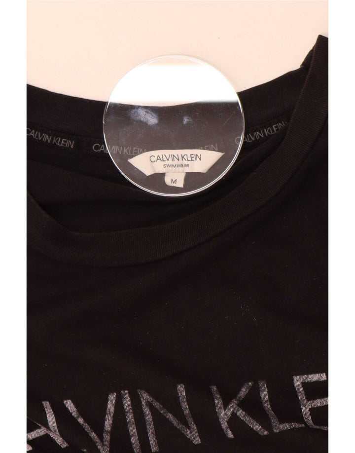 Calvin Klein Herren Graphic T-Shirt Top Medium Schwarz