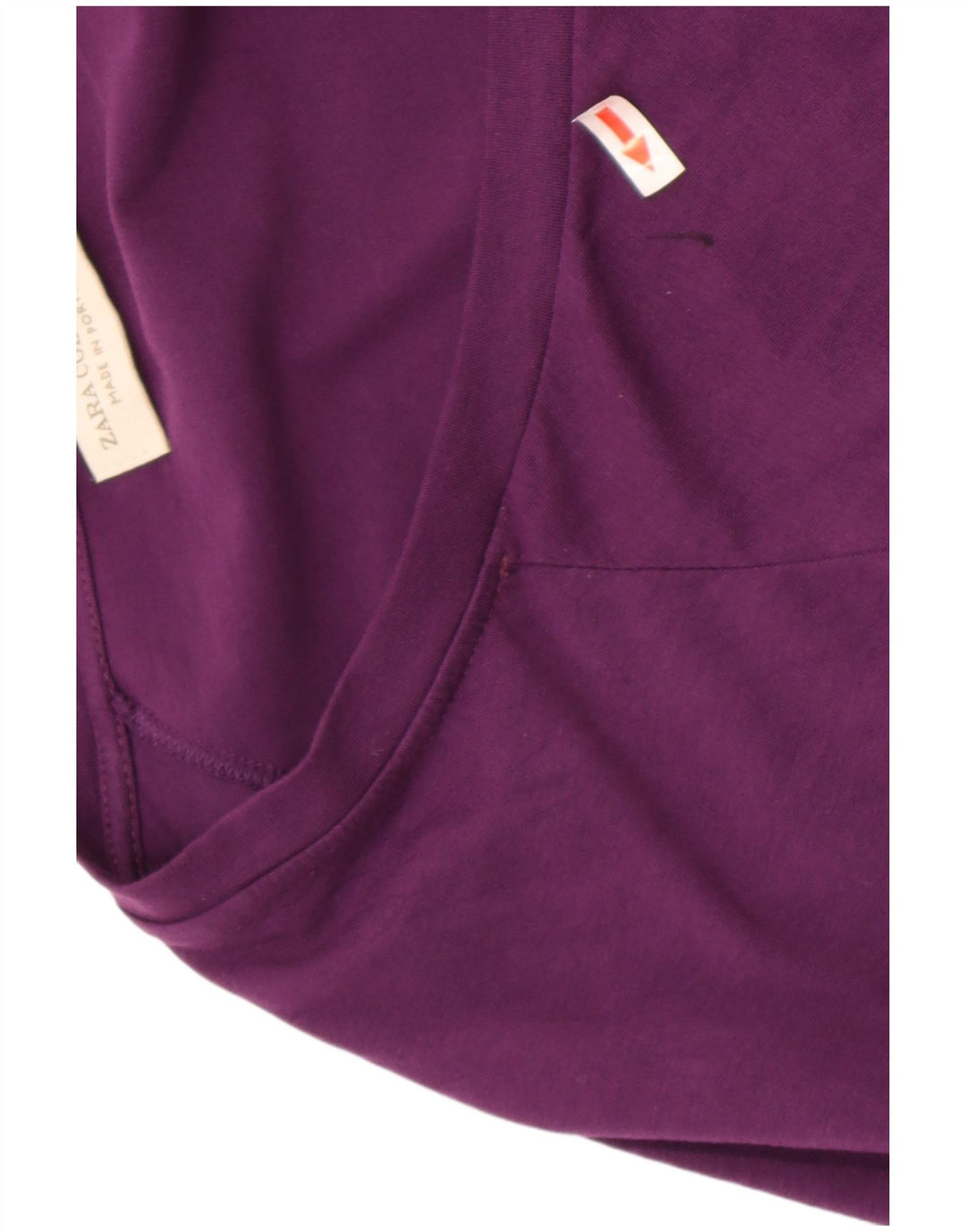 Zara Damen Top Langarm UK 16 Large Lila
