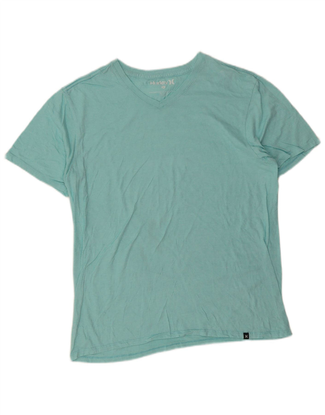 Hurley Herren T-Shirt Top Large Türkis Polyester