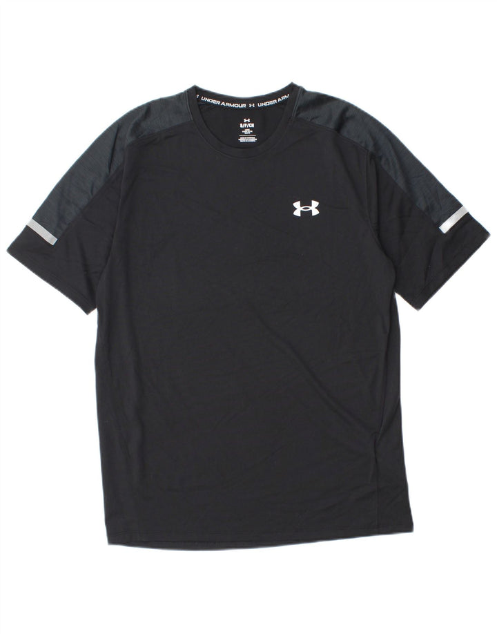 Under Armour Herren T-Shirt Top Small Schwarz Colourblock Polyester