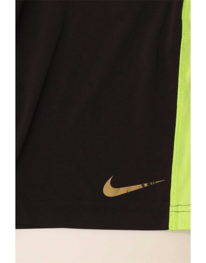 Nike Herren Dri Fit Sportshorts, groß, schwarzes Farbblock-Polyester