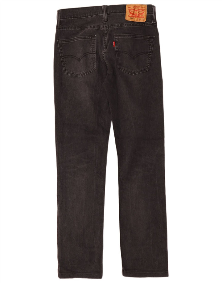 Levi's Herren 511 Slim Jeans W30 L30 schwarze Baumwolle