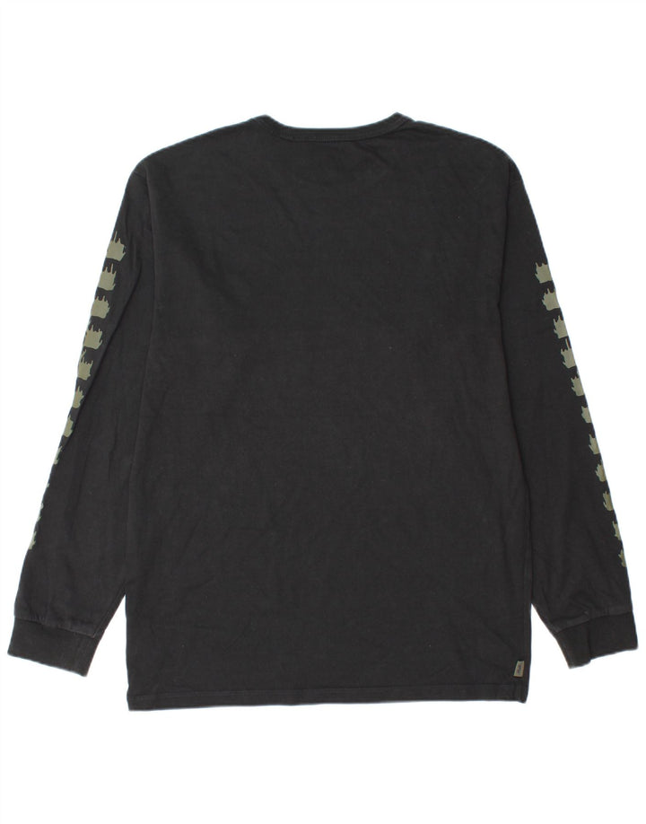 Vans Herren-Oberteil mit klassischer Passform, langärmelig, mittelschwarz, geometrisch, Baumwolle