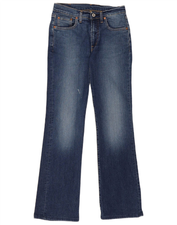 Replay Damen Bootcut Jeans W30 L32 Blaue Baumwolle