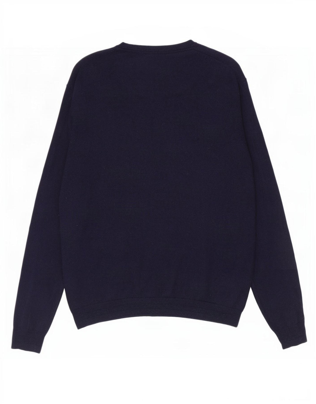 Ted Baker Herren-Pullover mit Rundhalsausschnitt, Größe 4, große marineblaue Wolle