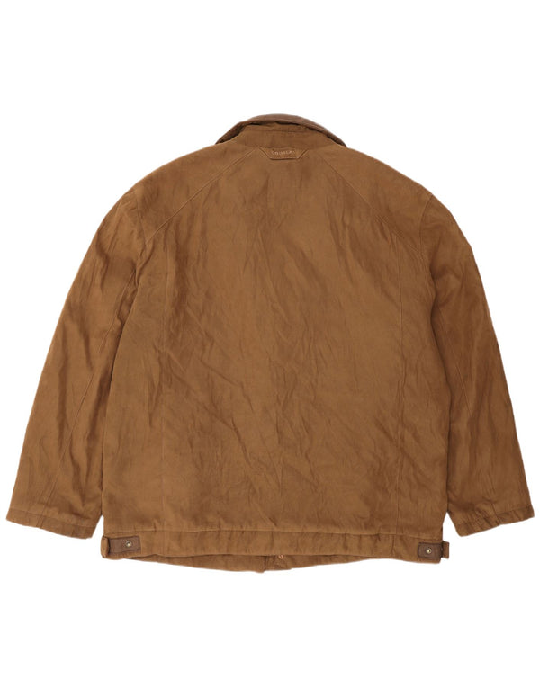 Douglas Herren Wildlederjacke UK 46 3XL Beige Leder
