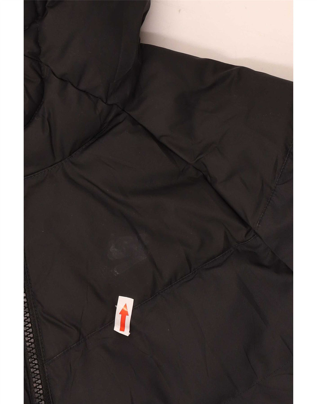 Nike Mädchen-Kapuzenjacke, gepolstert, 12–13 Jahre, Größe L, aus schwarzem Polyester