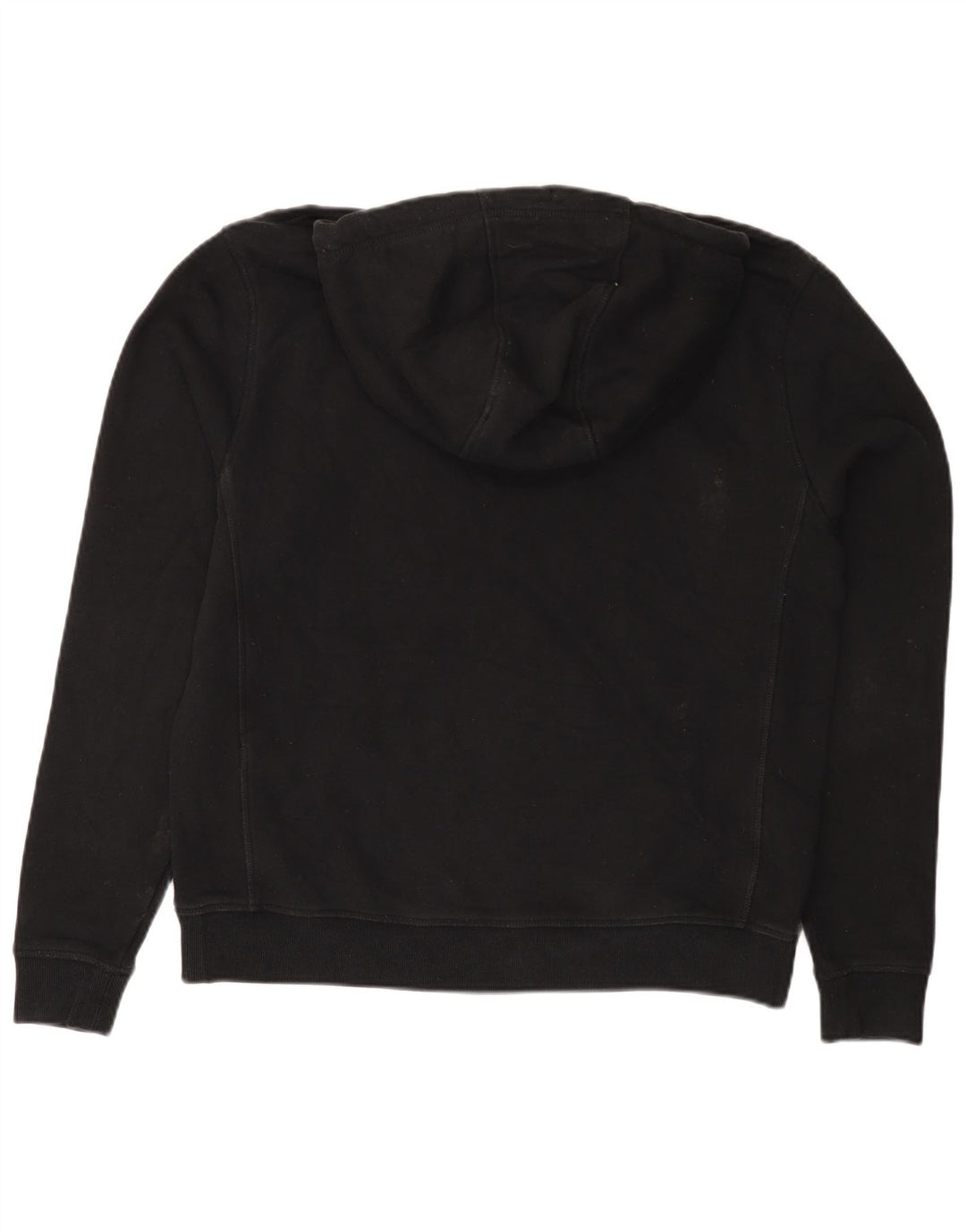 JACK WILLS Herren-Kapuzenpullover mit Grafik, mittelschwarz, Baumwolle