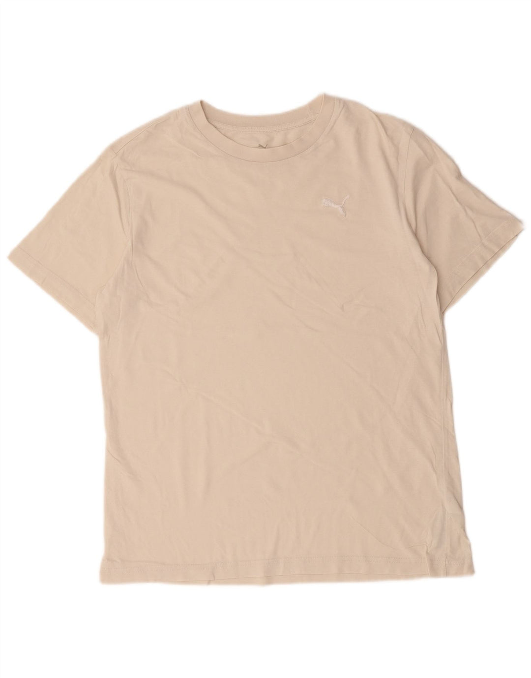 Puma Herren T-Shirt Top Medium Off White Baumwolle