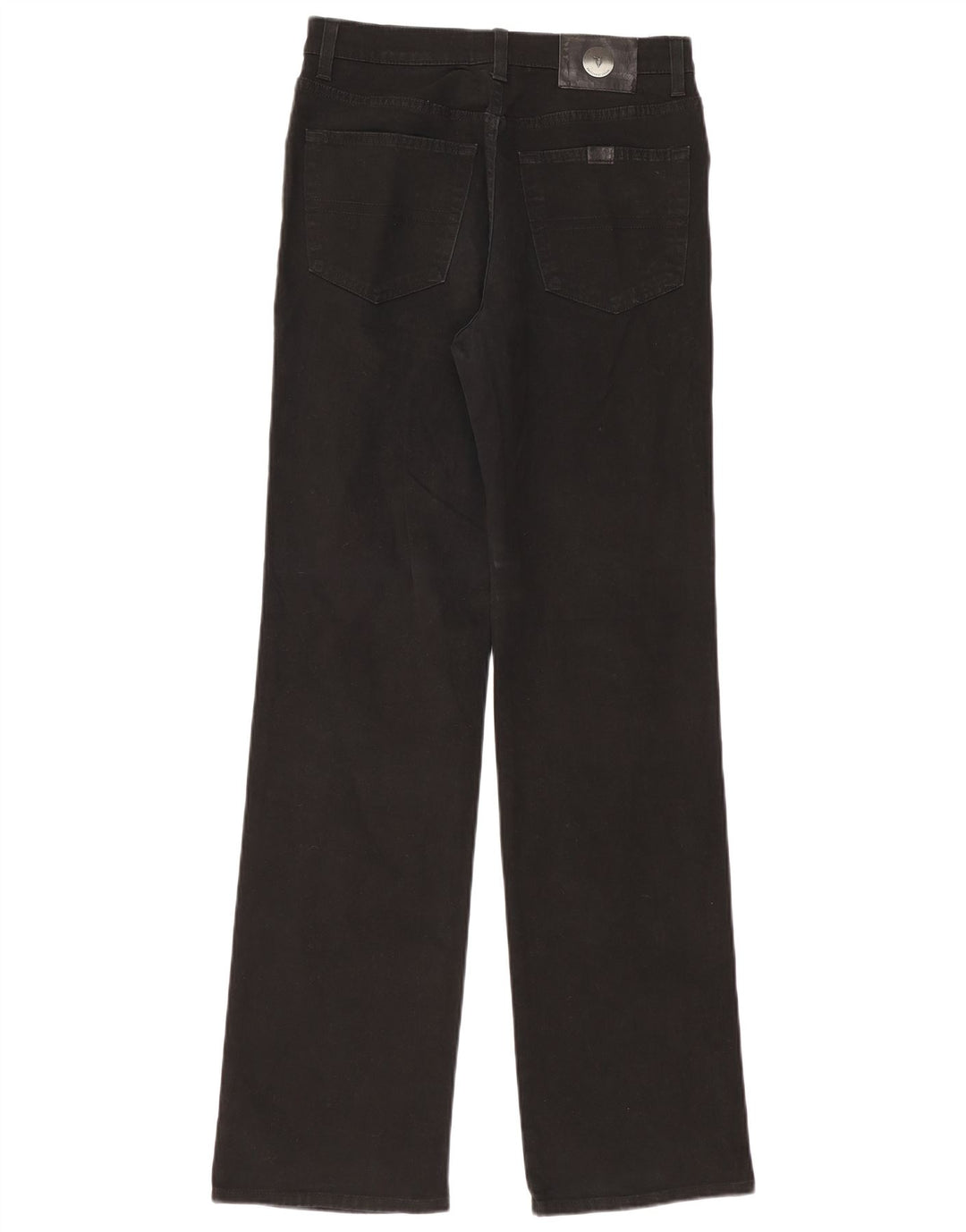Trussardi Damen Straight Jeans W30 L34 Schwarze Baumwolle