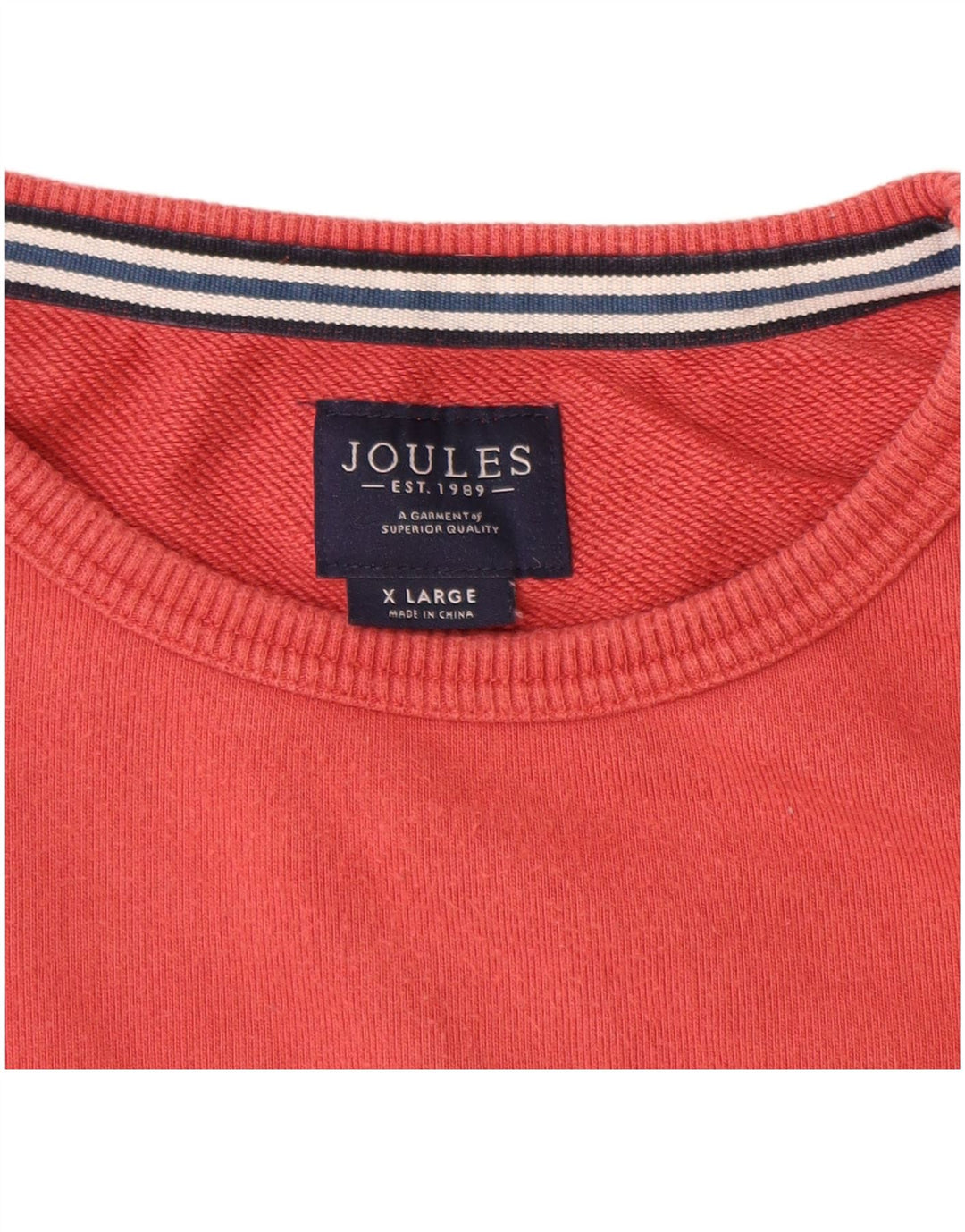 JOULES Herren-Sweatshirt-Pullover XL, rote Baumwolle