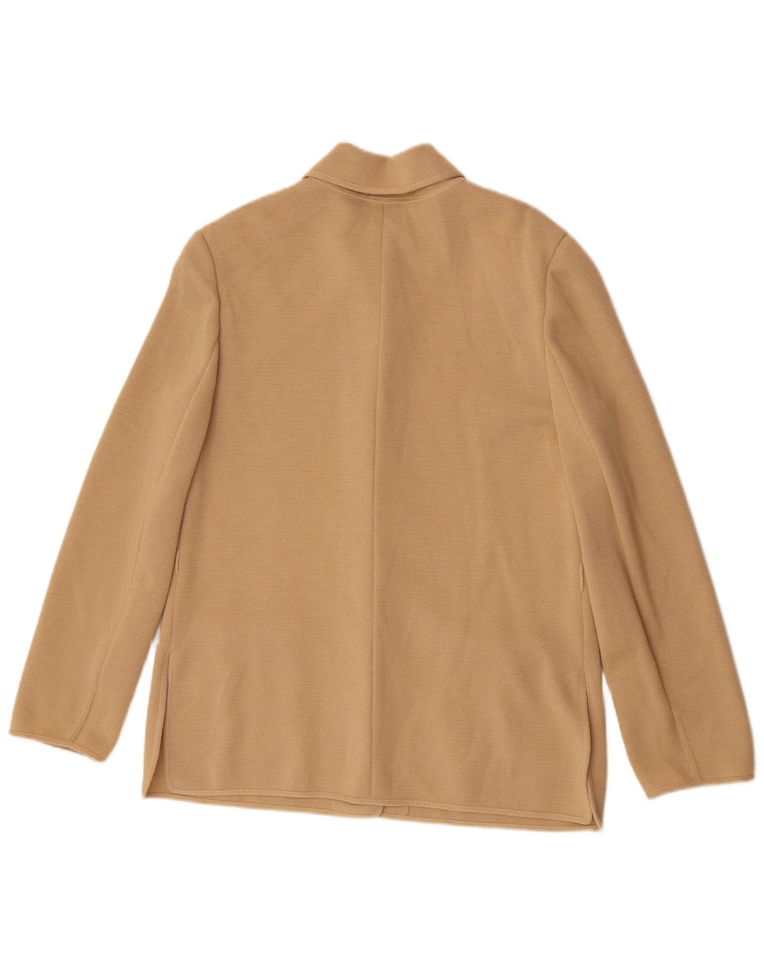 Luisa Spagnoli Damen Strickjacke UK 14 Mittelbeige Wolle