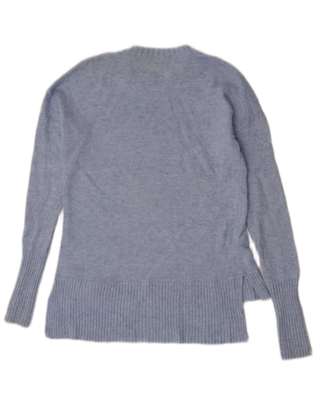 J. Crew Damen-Pullover mit Rundhalsausschnitt, UK 2 2XS, blaue Wolle