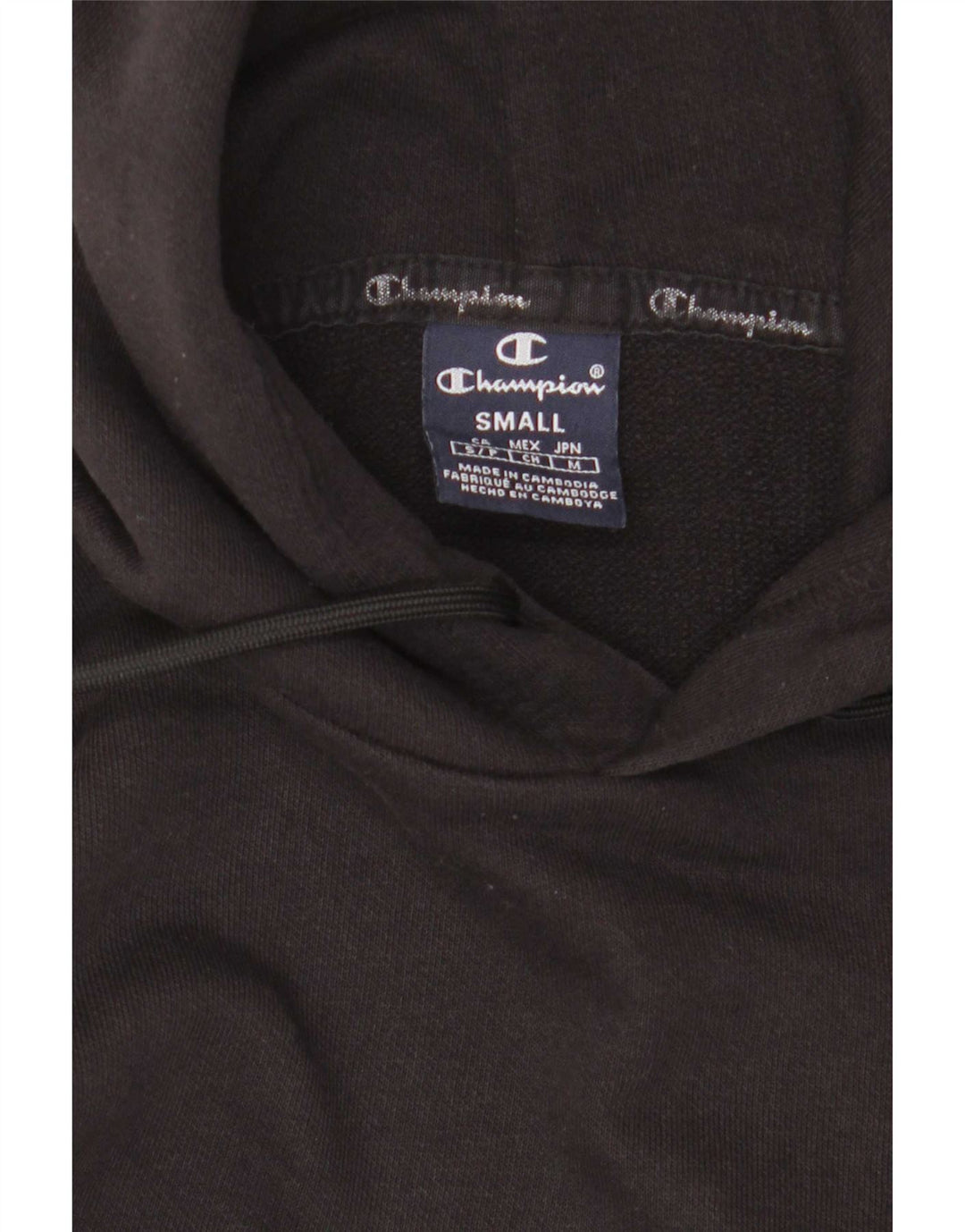 Champion Herren-Kapuzenpullover mit Grafik, Größe S, Schwarz