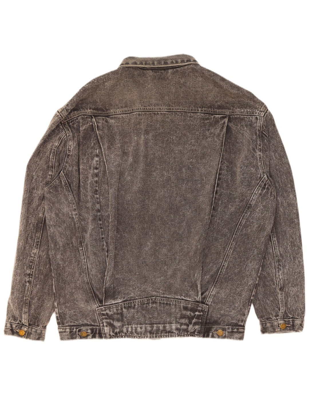 Vintage Herren Jeansjacke UK 42 XL Graue Baumwolle