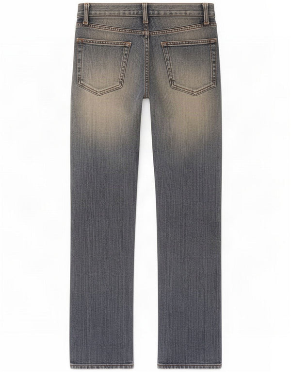 Please Damen Straight Jeans Medium W30 L31 Blaue Baumwolle