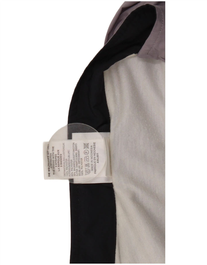 Adidas Damen-Trainingsanzug-Top-Jacke, UK 14, groß, lila, Colourblock-Polyester