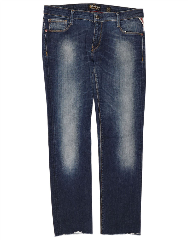 Replay Damen Slim Jeans W32 L27 Blau