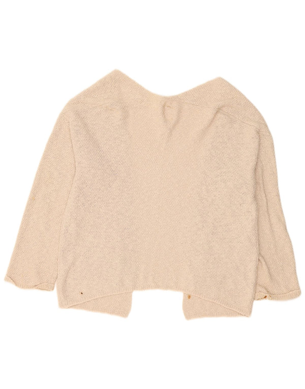 Offener Strickjackenpullover für Mädchen von Zara, 13–14 Jahre, Beige