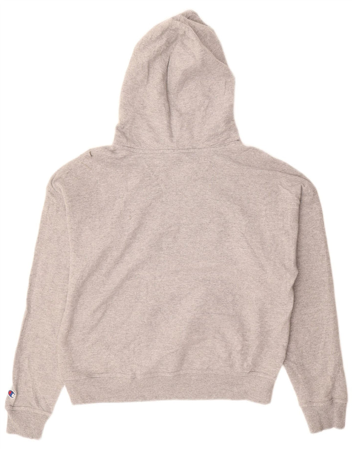 CHAMPION Damen-Pullover mit übergroßem Kapuzenpullover, Gr. 10, Größe S, Grau