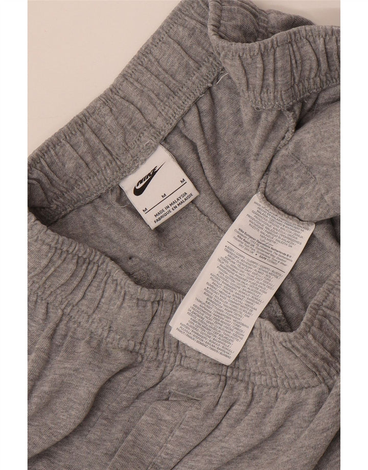 Nike Damen Sportshorts UK 12 Mittelgraue Baumwolle