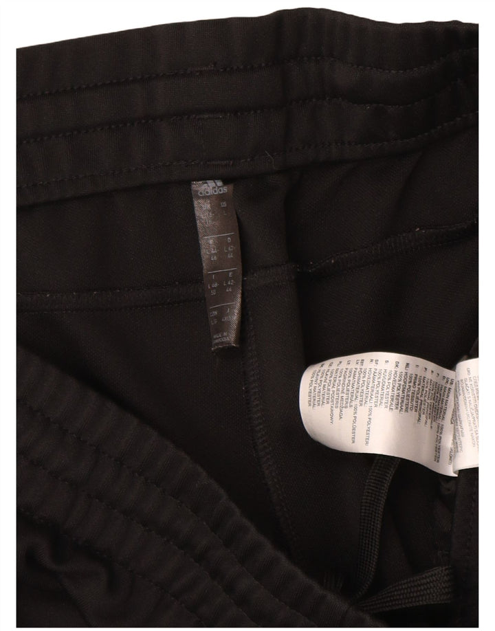 Adidas Damen Trainingshose UK 16/18 Large Schwarz Polyester