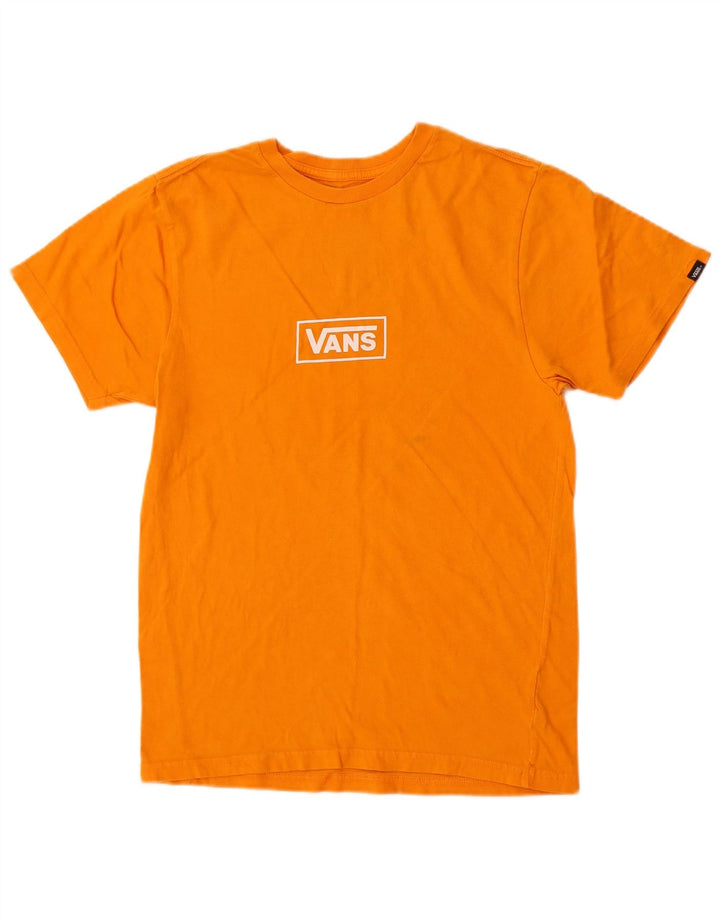 Vans Herren-T-Shirt mit individueller Passform, Grafik, Größe S, Orange, Baumwolle