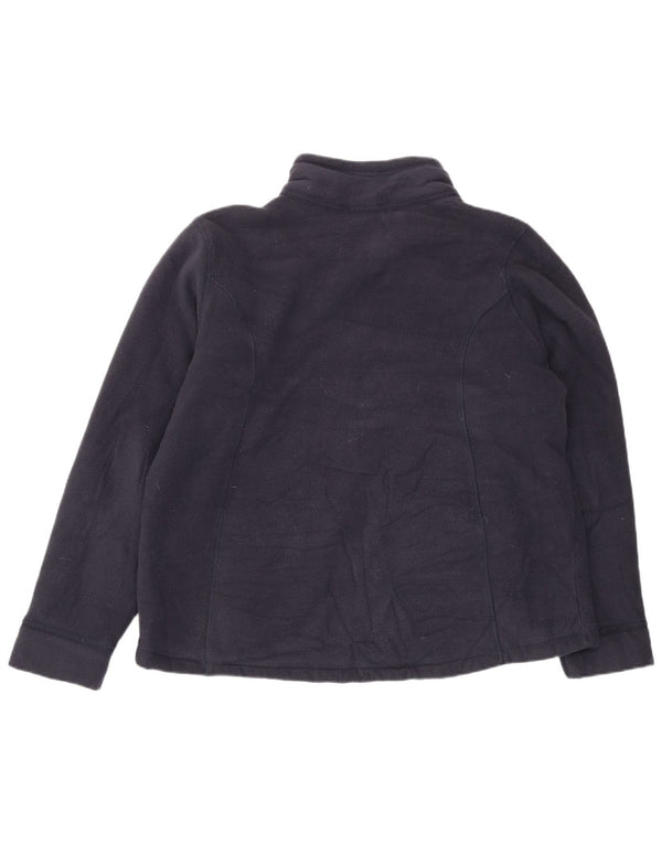 Marks & Spencer Damen-Fleecejacke in Übergröße, UK 18, XL, Marineblau, Polyester