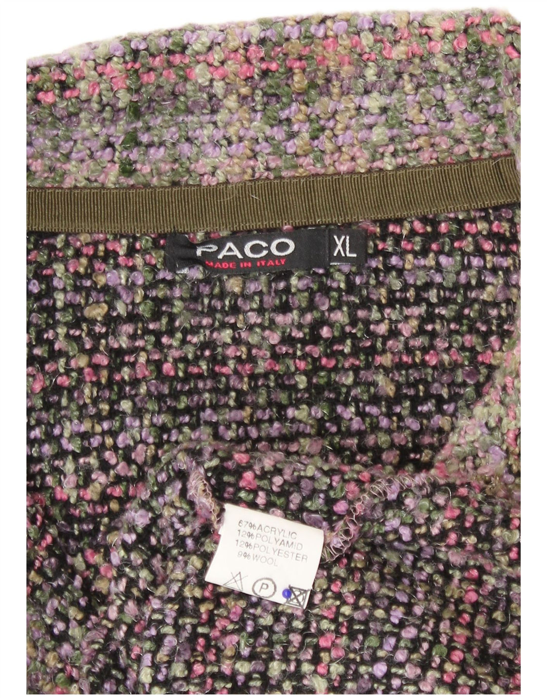 Paco Damen-Blazer mit 5 Knöpfen, UK 18, XL, mehrfarbig, kariert, Acryl