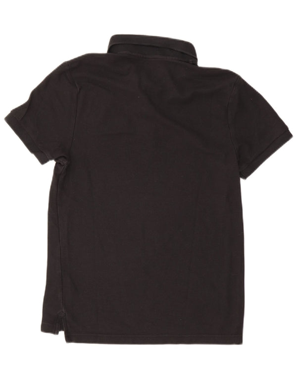 Nike Mens Graphic Polo Shirt Medium Black Cotton