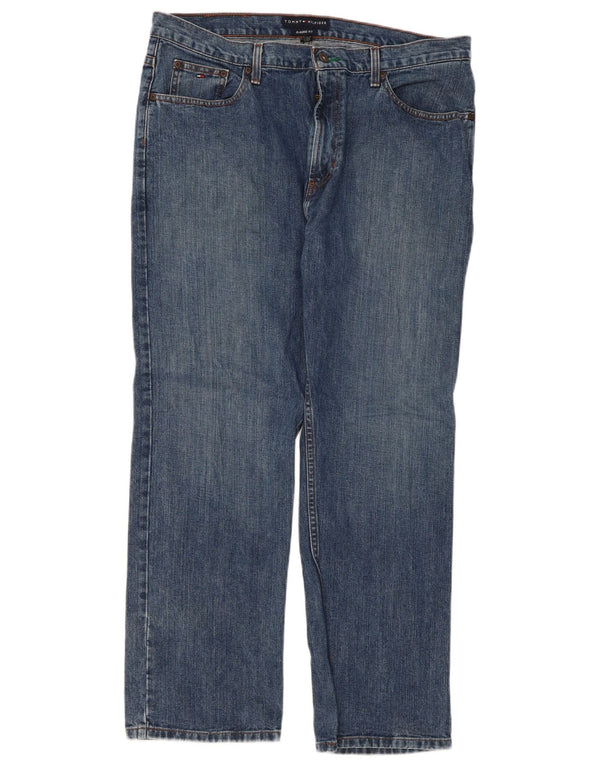 Tommy Hilfiger Herren-Jeans mit klassischer Passform, gerade Passform, W38, L30, blaue Baumwolle