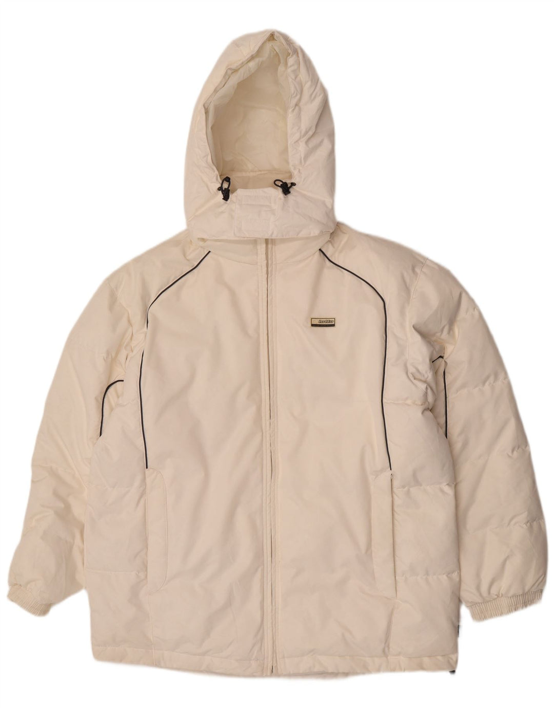 Lotto Herren-Jacke mit Kapuze, gepolstert, UK 42, XL, gebrochenes Weiß, Polyester