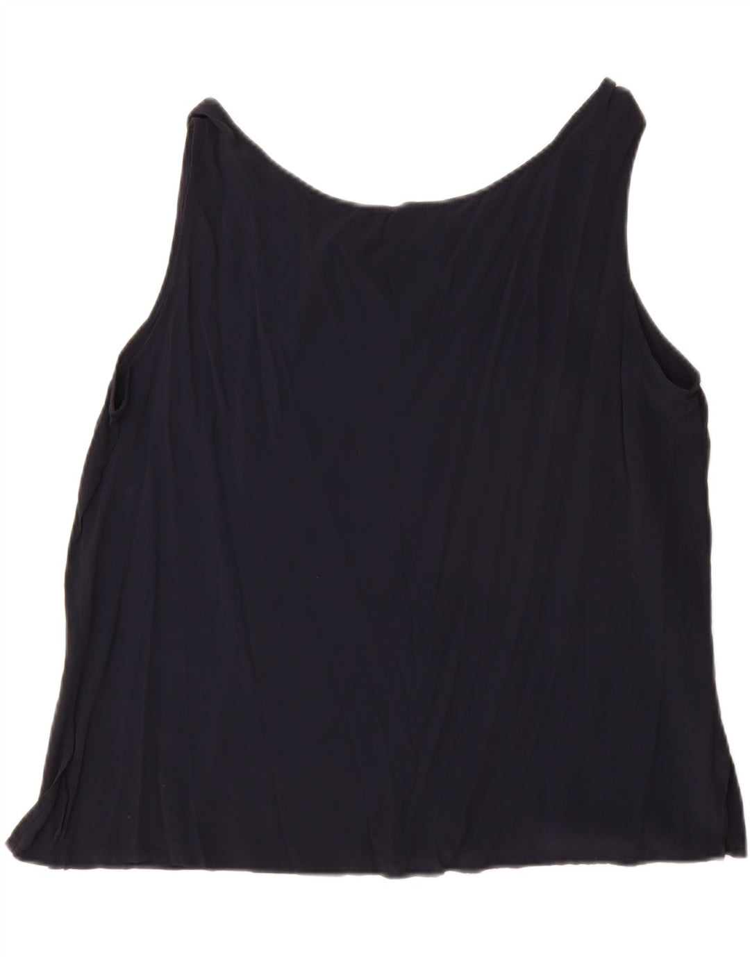 Vintage Damen Weste Top IT 50 XL Schwarz Acetat