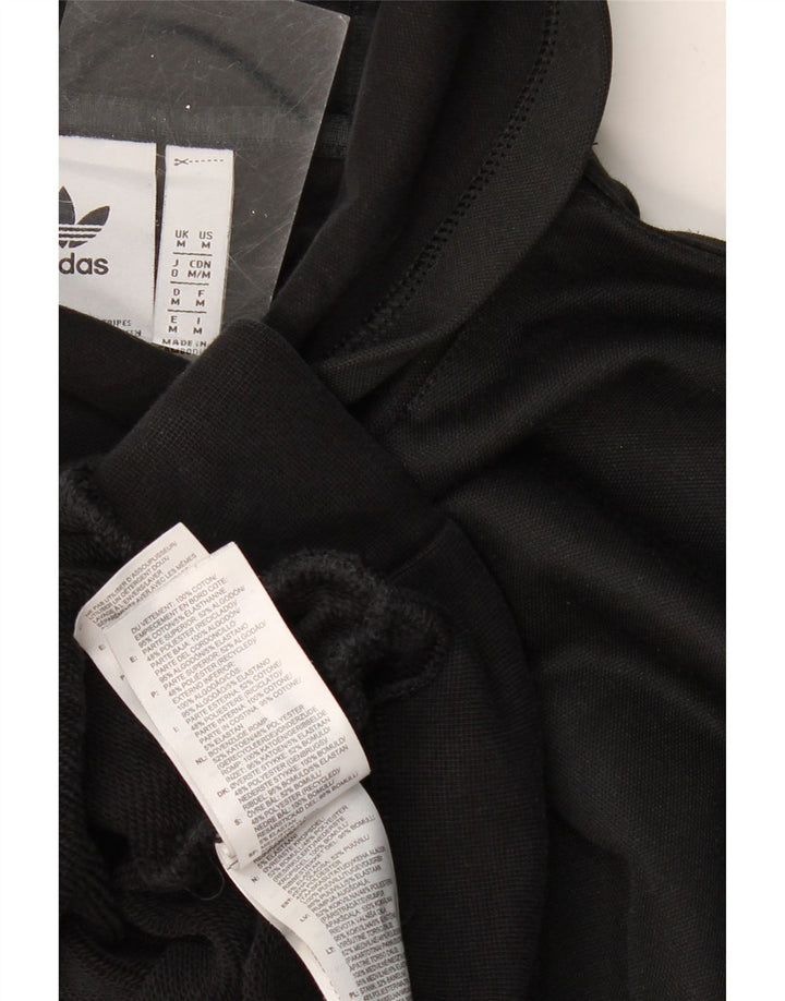 ADIDAS Herren Graphic Hoodie Pullover Mittelschwarze Baumwolle