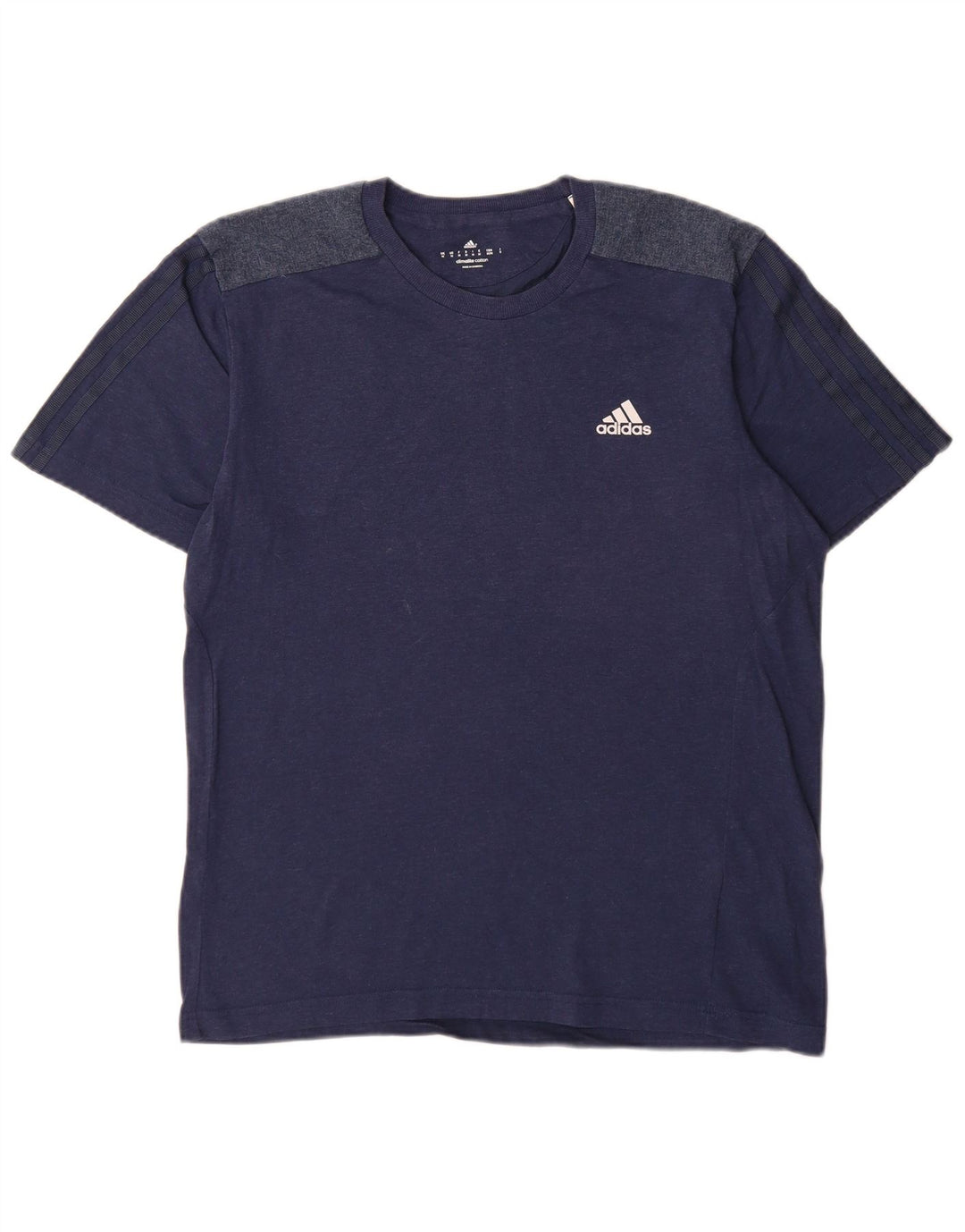 Adidas Herren Climalite T-Shirt Top Medium Marineblau Baumwolle